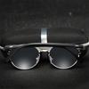 Classic Design Round Frame Men Women Black Polarized Sunglasses Outdoor Anti Glare UV400 Protection Sun Glasses