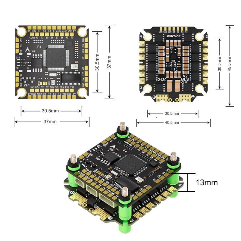 AOCODA-RC FPV Flight Controller & ESC Stack