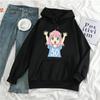 Kawaii Anime Hoodie Spy X Family Graphic Hoody Lovely Cartoon Girl Hooded Fleece Autumn Winter Long Sleeve Keep Warm Sportswear