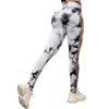 Women Tie Dye Yoga Leggings Hollow Seamless High Waist Sport Leggings