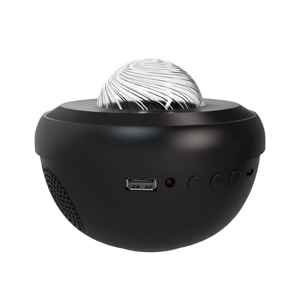 "Starry Sky Projection Lamp with Bluetooth Speaker and Water Pattern Laser"