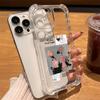 Case For iPhone 16 15 14 13 12 11 Pro Max 7 8 15 16 Plus X XR XS Max SE Cute Rose Flower Transparent Silicone Soft Cover