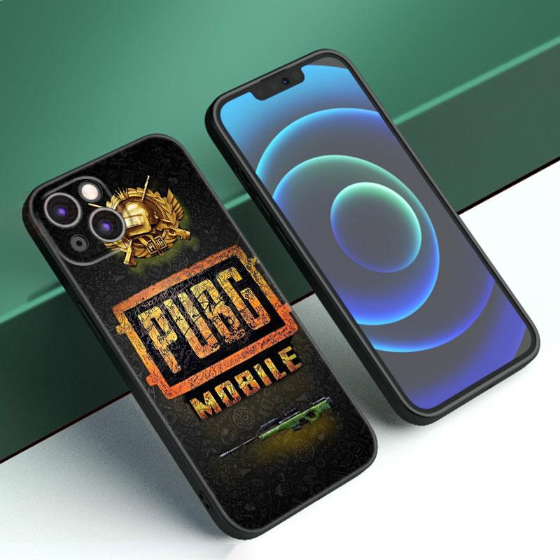 Горячий игровой чехол Pubg для Apple iPhone 12 13 Mini 11 14 15 Pro Max 7 8 Plus X XR XS SE 2020 2022 черный силиконовый чехол