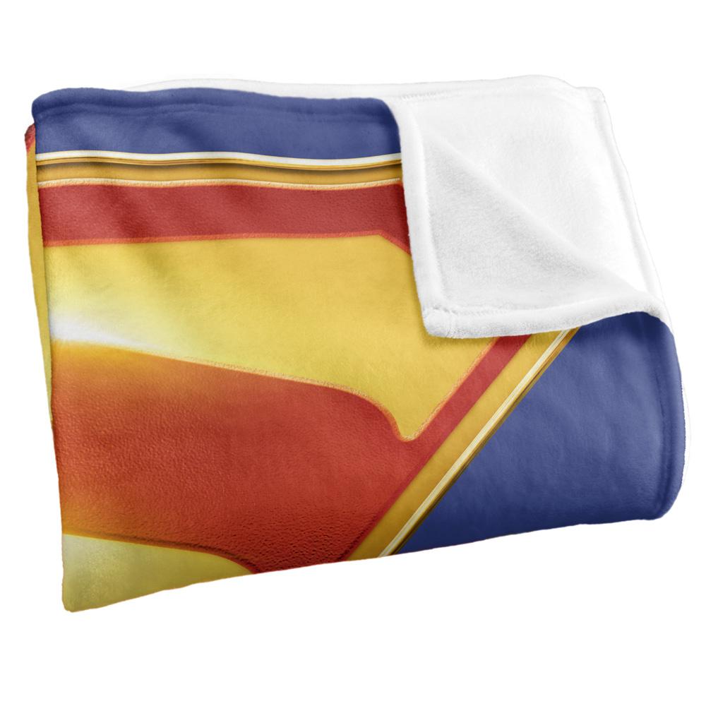 Superman Silky Colour Logo Supersoft Blanket