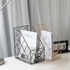Modern Desktop Book Storage Rack Iron Bookshelf Organizer Shelf Display Decor Office Storage Suppliy