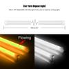 2 шт. RGB LED Дневные Ходовые Огни Поворотники Светодиодные Полоски Для Фары Автомобиля, Управление Через Приложение/RF Пульт, 12В