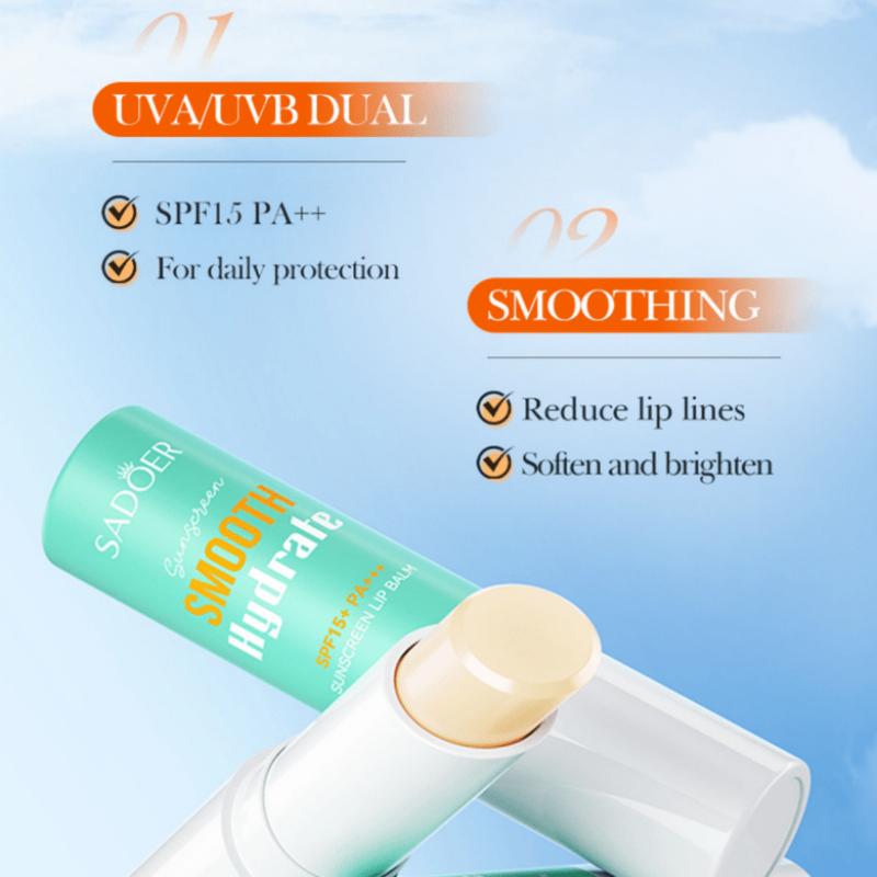 Гладкая и увлажняющая помада, солнцезащитная помада, увлажняющий и стойкий цвет, против омертвевшей кожи, блеск для губ против морщин