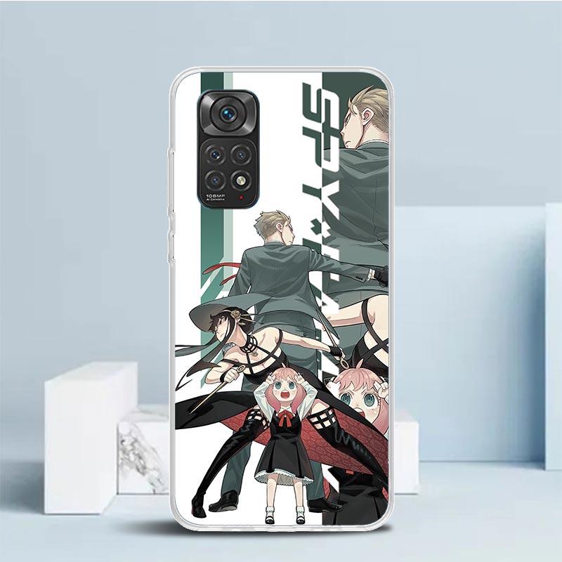 Чехол для телефона Anya из аниме Семья шпионов Для Xiaomi Redmi Note 15 14 14S 13 12S 12 Pro Plus 11S 11 11T 11E 10S 10 + Мягкая задняя крышка из ТПУ