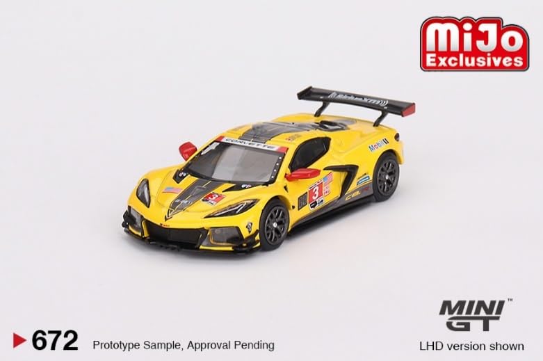 MINI GT MiJo Exclusives Corvette Racing Racing Transporter Set North America Limited Готовый продукт × 1/64 C8.R