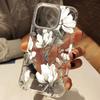 Прозрачный чехол для телефона с узором из веток белой магнолии для iPhone 17 16 15 14 11 12 13 Pro Max Air 14 15 Plus XS X XR Мягкий чехол