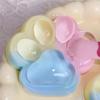 Three-color Rainbow Mini Cat Paw Squeeze Toy Poached Egg Pinch Decompression Toy  Practical Jokes