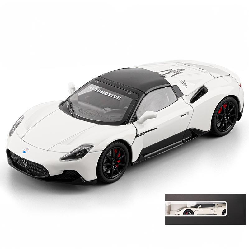 1/24 Maserati MC20 Кабриолет Спортивный Автомобиль Сплав Металл Литье под Давлением Модель Автомобиля Внутренний Дом Модные Игрушки Украшения Праздничный Подарок Ребенок