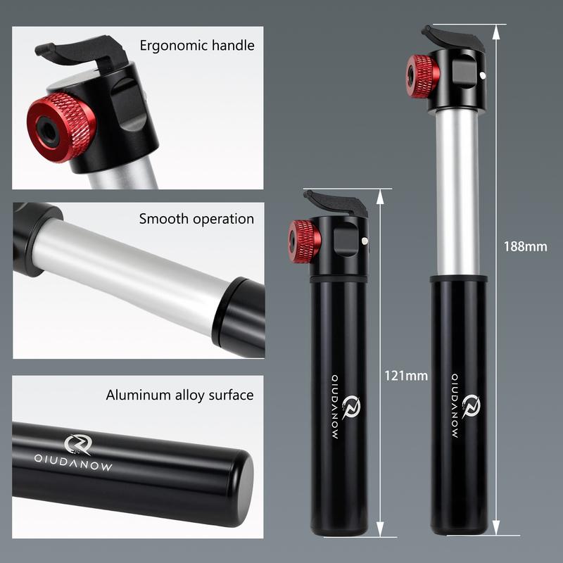 Portable Mini Bicycle Pump Cycling Hand Air Pump Ball Tire Inflator Schrader Presta Clik Valve MTB Road Bike Accessories