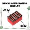 Нетоксичный 55 шт./лот 3002 2x3 Толстые Строительные Блоки Moc Аксессуары Совместимые С Кирпичами Детские Игрушки Подарочная Коробка