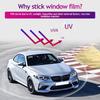 VLT 1%-50% Black Car Window Tint Film Glass Sticker Windshield Sun Shade Window Tinting Solar UV Protection Foils Sticker Films