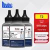 Gezan T2 Black Toner Powder Refill for Deli P2000/M2000 Printers (3-Pack)