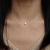 Shiny Fishline Collar Fishing Line Invisible Zircon Choker Jewelry Pendant Necklace