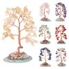 Украшение «Дерево жизни» 7 ветвей Натуральные искусственные кристаллы Уникальный внешний вид Искусственный агат