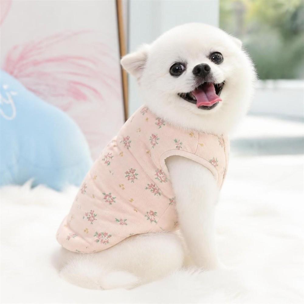 Windproof Dog Hiking Jacket Winter Dog Bodysuit Cute Dog Vest Coat for Small Medium Dog