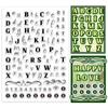 PVC Stamps for DIY Scrapbooking Photo Album Decorative Cards Making Stamp Sheets Film Frame Letter 21x14.8x0.3cm