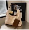 Beach Bag Women's New Hand-woven Shoulder Bag Large-capacity Tote Bag Commuter Straw Bag