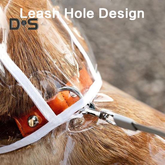 Прозрачный дождевик для домашних животных с капюшоном, водонепроницаемая куртка, модное легкое пальто для домашних животных, пончо для маленьких и средних собак и кошек