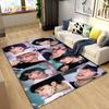 Stray Kids Kpop Singer Area Rug Large,Carpet Rug for Living Room Bedroom Sofa Doormat Decoration,  Kids Play Non-slip Floor Mat