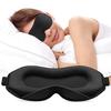 Sleeping Mask for Side Sleepers 3D Sleeping Mask for Men Women Soft and Breathable Eye Mask Sleep Masks 100% Light Blocking Sleeping Goggles with Adj