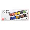 HOLBEIN Твердая акварельная краска Cake Color C030 непрозрачная 12 цветов набор 02030