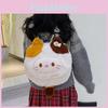 Dog Animal Cat Plush Backpack Schoolbag Casual Outings Lightweight Bag Kids Gift