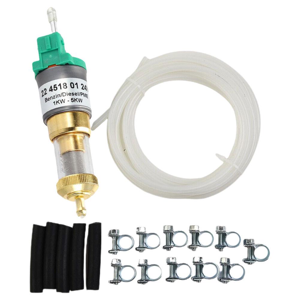 Универсальный сверхтихий 12 В дизельный нагреватель топливный насос шланговые зажимы набор для 1 кВт-5 кВт автомобильный воздушный нагреватель дизельный парковочный масляный насос