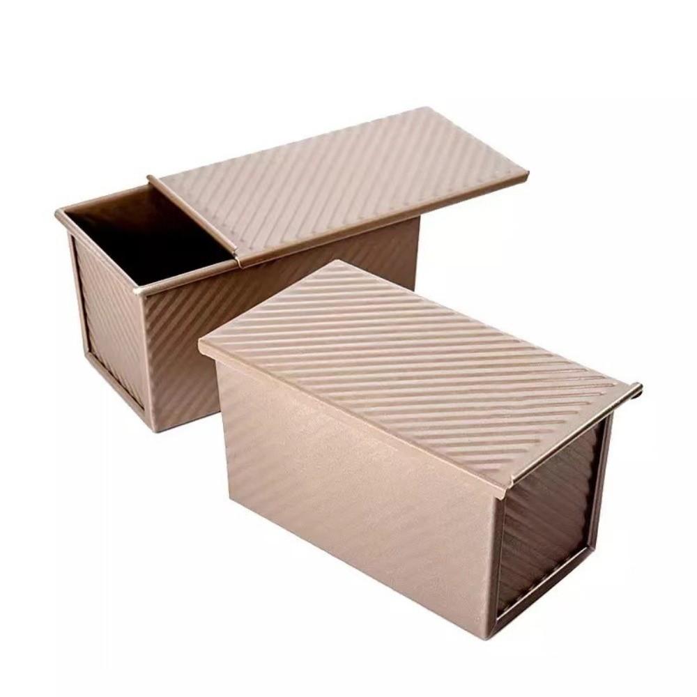 with Cover Loaf Pan Carbon Steel Cake Toast Box Durable Bread Tray  Oven Cake Baking Making Tool