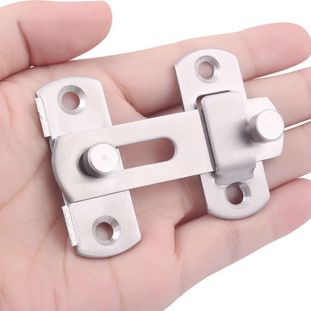 Черный противоугонный правый угол безопасности с винтами откидной засов дверной замок домашняя фурнитура дверная пряжка