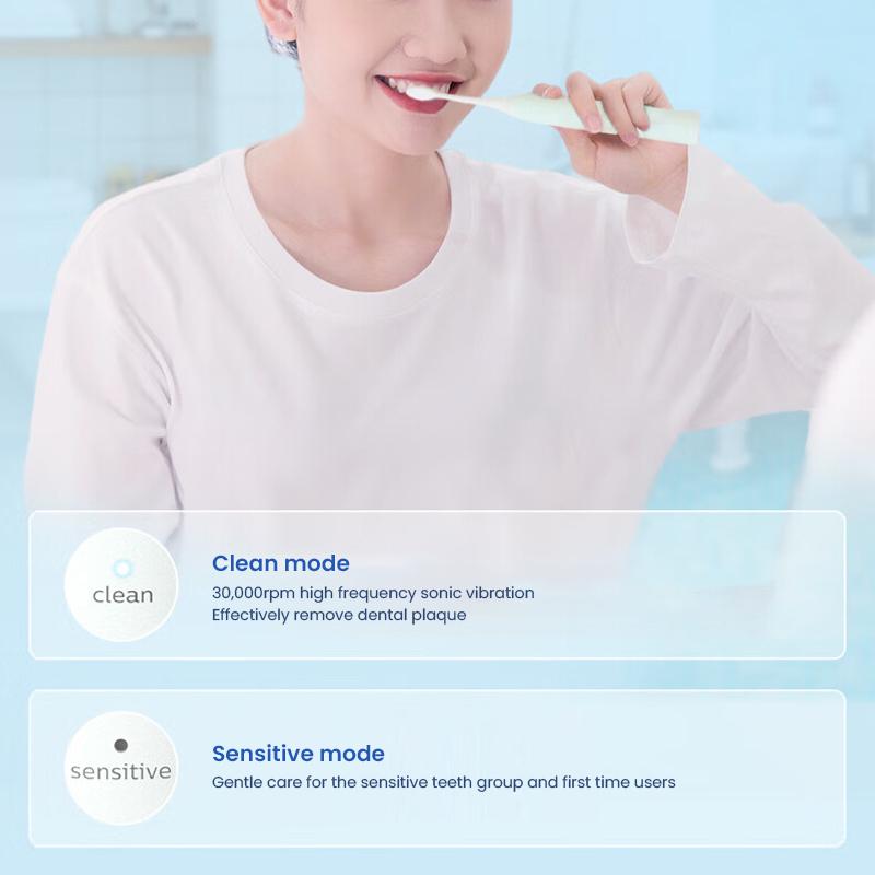 Philips HX2421 Sonic Electric Toothbrush Teeth Cleaning Teeth Whitening Brush 1 Handle 1 Brush Head