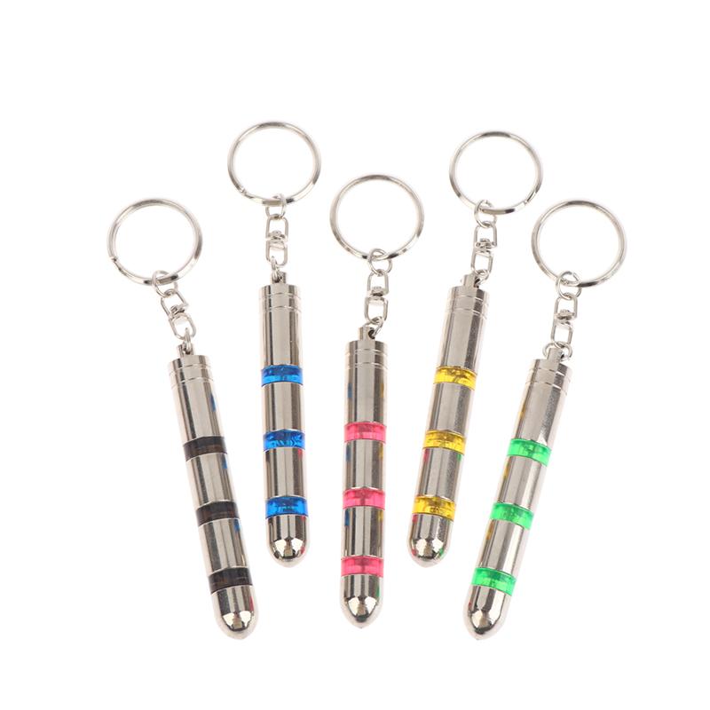 Portable Car Anti-Static Keychain Static Rod Electrostatic Discharger Antistatic Rod Keyring Car Supplies Car Accessories