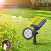 RGB Solar Projector Light 7LED Garden Ground Plug Lawn Light 4LED Colorful Garden Decoration Landscape Lights