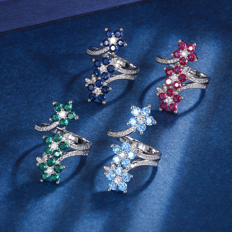 Sace Gems Классическое кольцо из медного сплава с цирконом, женские ювелирные изделия, свадебный подарок для вечеринки