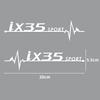 2pcs Car Side Window Decor Vinyl Pvc Decal Car Accessories For Hyundai Elantra Accent Tucson Sonata GDI Ix35 I30 I20 Azera Ix20 Y9