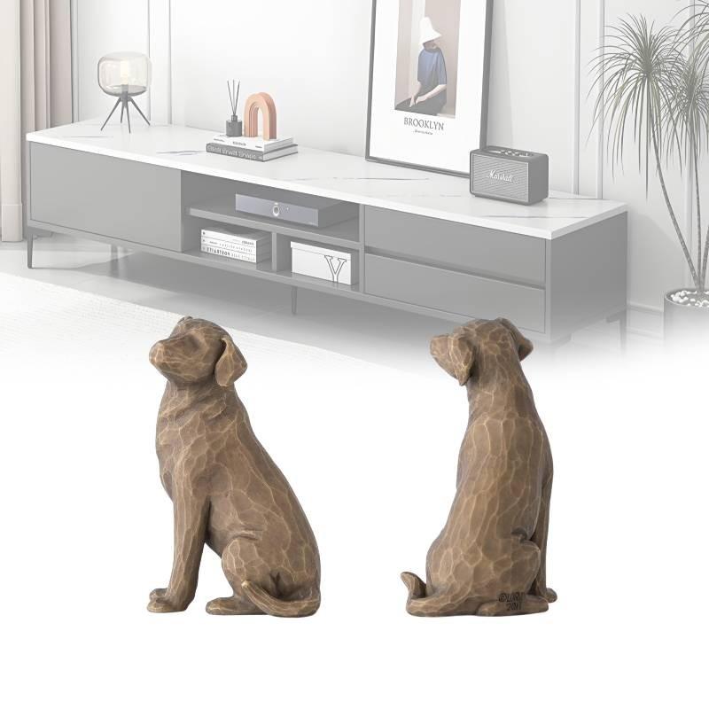 Love Willow Tree My Dog Dark Figurine Resin Multi Colour Desktop Toy Ornament