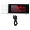 LED Digital Clock Human Motion Sensor Night Light Electronic Clock Adjustable Backlit Alarm Clock