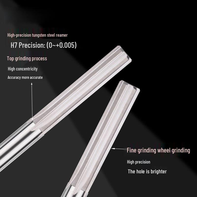 SPF CNC Solid Carbide Straight Flute Reamer