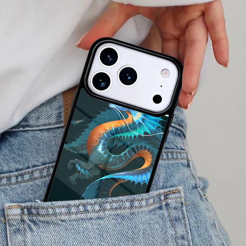Легендарный Чехол для Телефона с Китайским Драконом для iPhone 17ProMax 12 13 14 15 16e 17 Pro Max Plus Air Cover