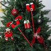 Christmas Elf Leg Fabric Decoration With Cartoon Style For Holiday Tree Accessories
