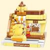 Sanrio Made of Blocks Pompompurin Магазин сладких пудингов Детские игрушки