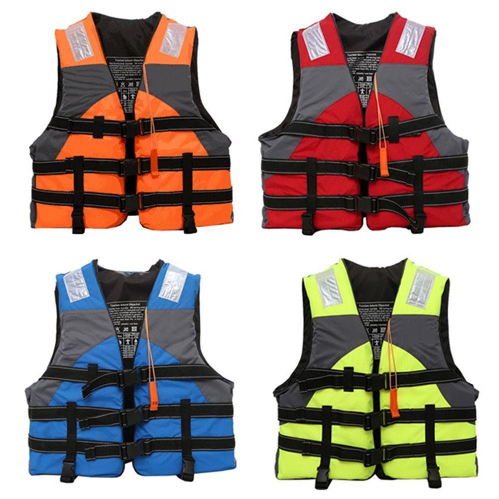 Easily Adjustable High Buoyancy Jacket Waterproof Water Sport Vest Adults Life Jacket Lifesaving