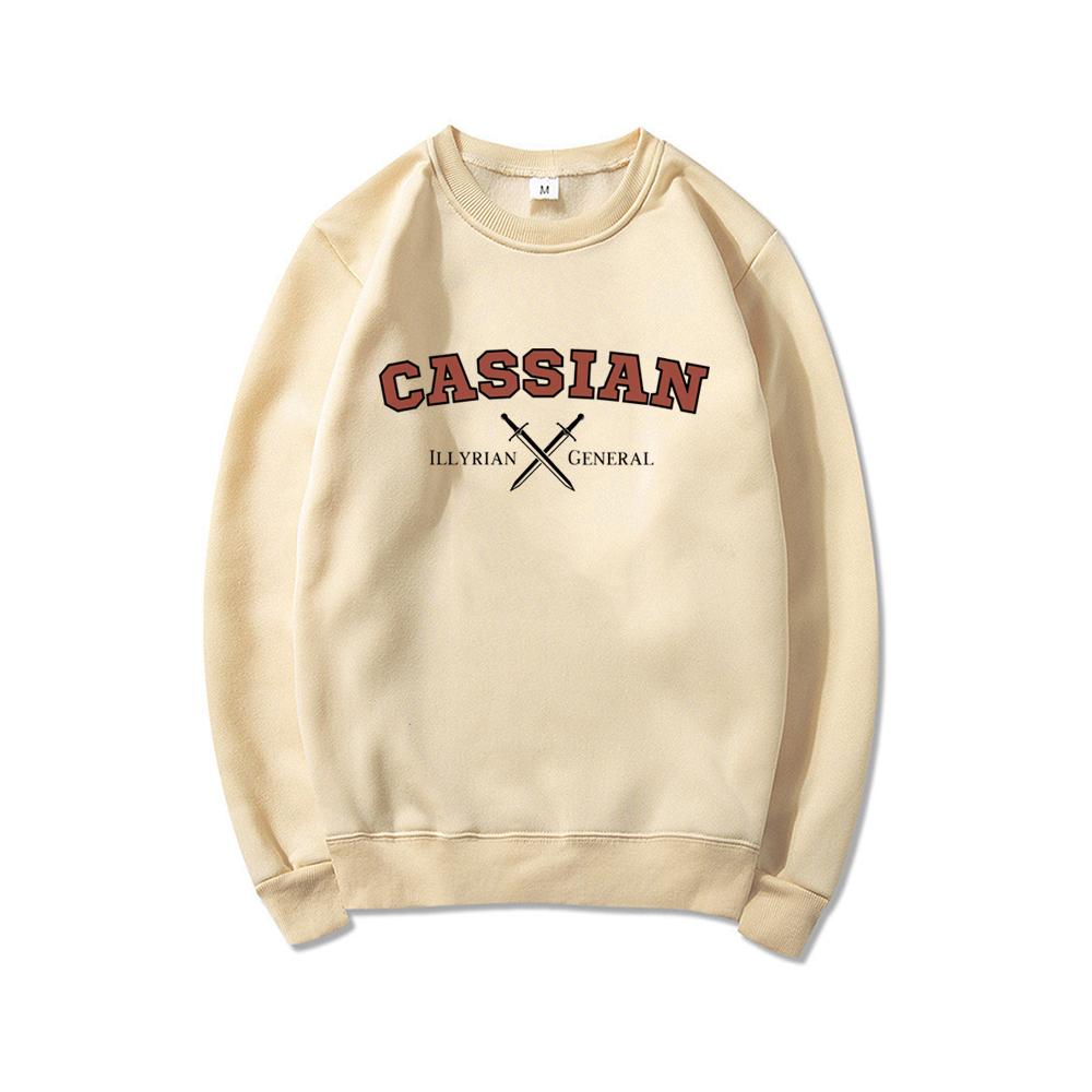 Толстовка Cassian Lord of Bloodshed SJM Illyrian General Толстовки Acotar Velaris Толстовки Bookish Hoodie Women Pullover Tops