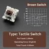 Outemu Switch for Keyboard 3Pin Linear Tactile Clicky Silent Switches for Mechanical Keyboards Gray White Red Blue Gaming Switch Pushbutton Switches