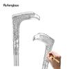 Golden Blue Eye Eagle Fashion Walking Stick Decorative Stick Cospaly Vintage Party Fashionable Walking Cane Crosier 93cm