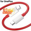 65 Вт Кабель Super Fast Charging для OnePlus 9RT 9R 8 7 Pro 7t Oppo USB C на Type C Кабель Warp Charge 6t 5t 5 3t Провод для передачи данных