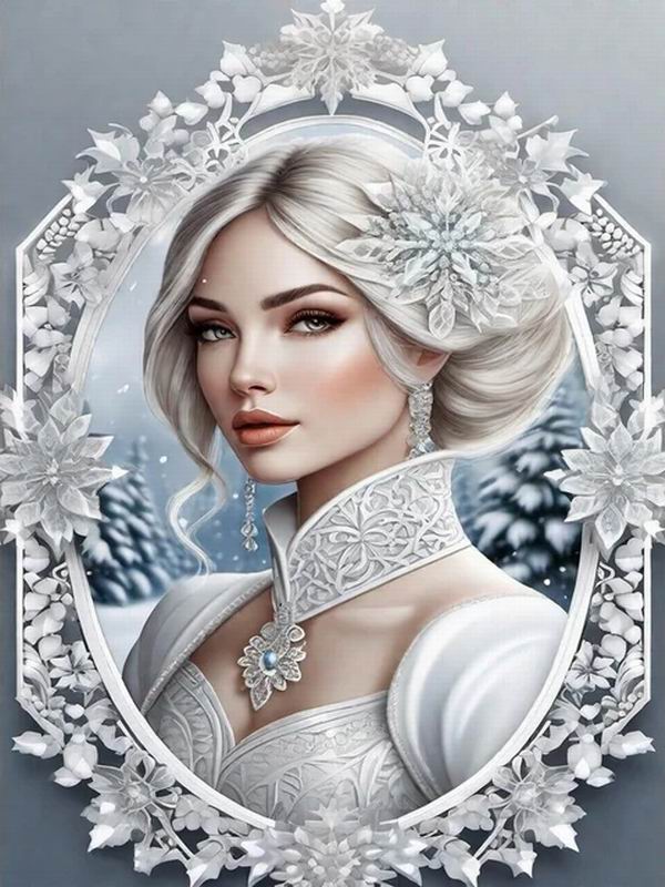 Diamond Painting New Collection 2024 Elegant and Noble Woman Diy Full Square Round Drill Rhinestone Embroidery Girl Mosaic Cross Stitch Kits